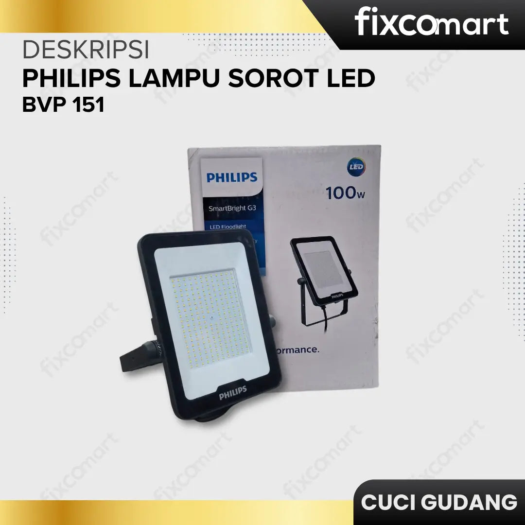 GARAGE SALE-Philips Lampu Sorot LED BVP 151 FIXCOMART