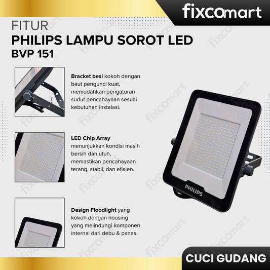 GARAGE SALE-Philips Lampu Sorot LED BVP 151