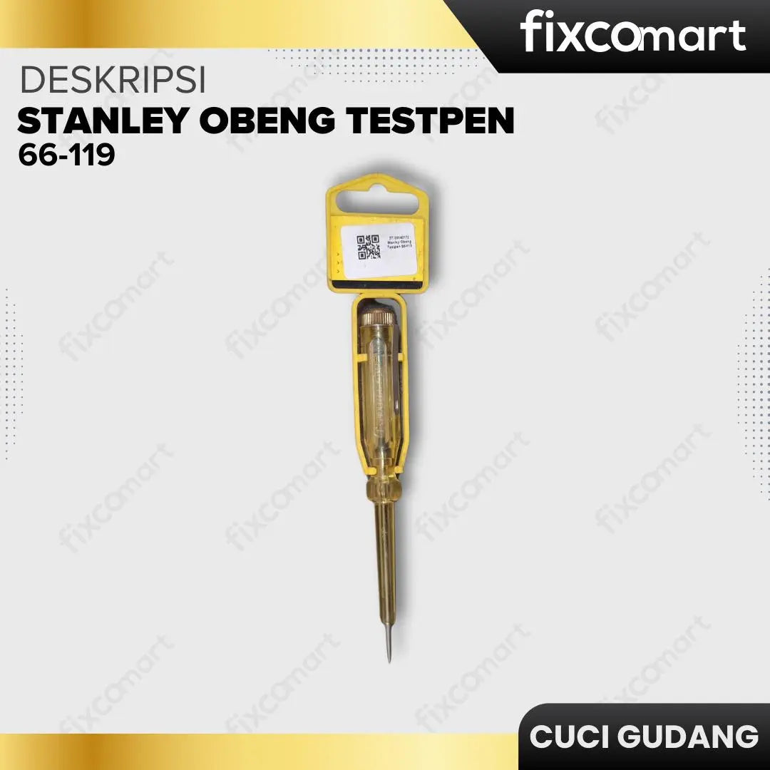 GARAGE SALE-Stanley Obeng Testpen 66-119 FIXCOMART