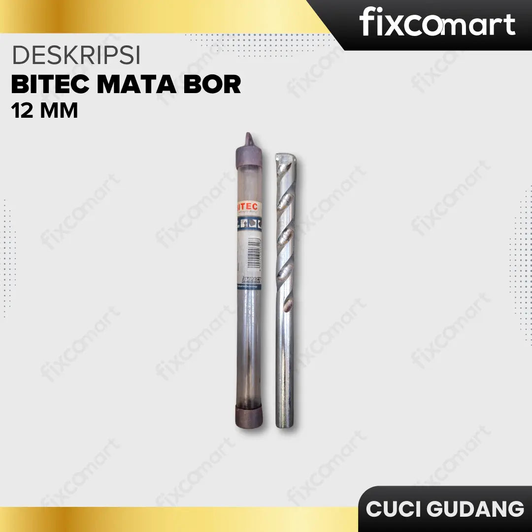 GARAGE SALE-Bitec Mata Bor (12 mm) FIXCOMART