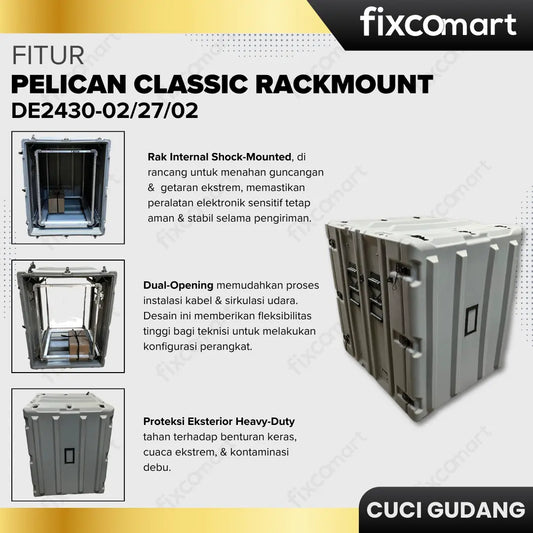 GARAGE SALE-PELICAN CLASSIC RACKMOUNT 14U 70000003 DE2430-02/27/02 (Customize) FIXCOMART