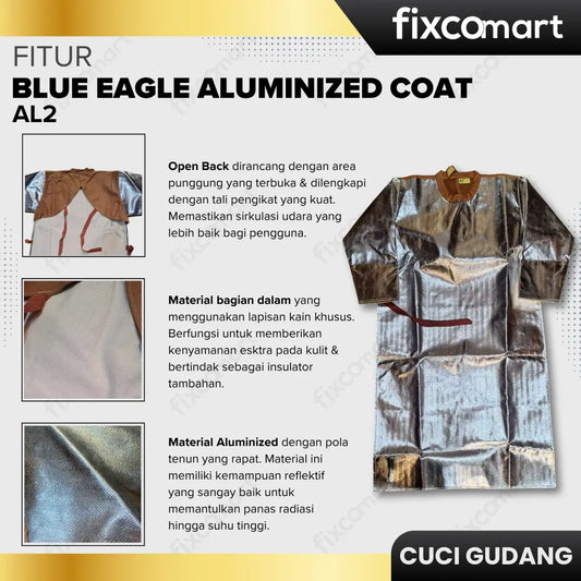 GARAGE SALE - BLUE EAGLE ALUMINIZED COAT AL2 FIXCOMART