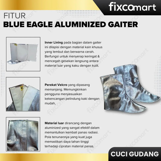 GARAGE SALE - BLUE EAGLE ALUMINIZED GAITERS AL5 FIXCOMART