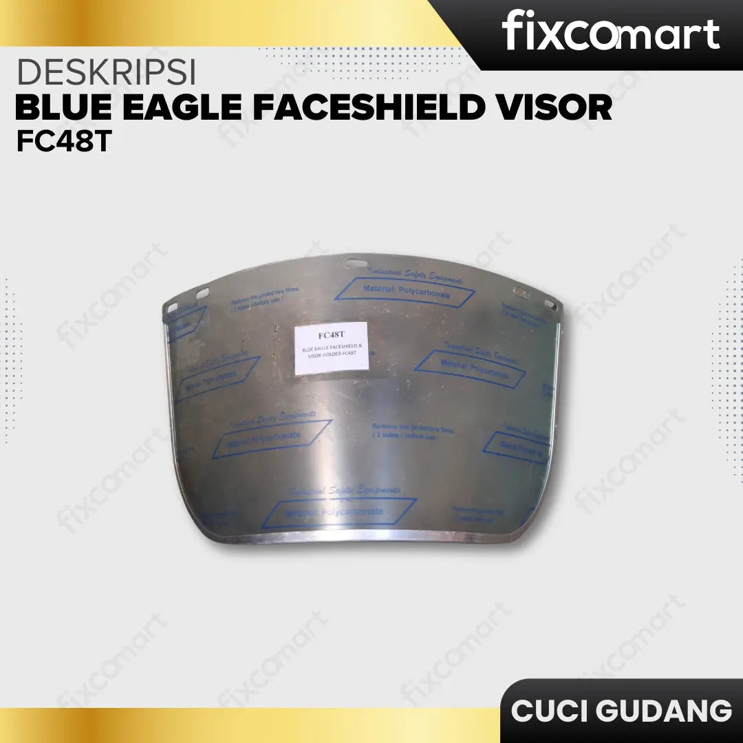 GARAGE SALE - BLUE EAGLE FACESHIELD VISOR FC48T FIXCOMART