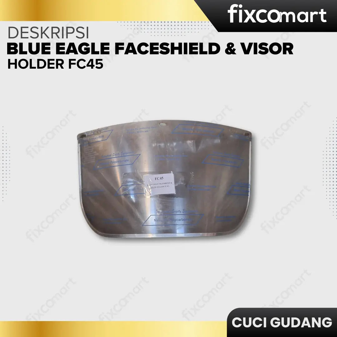 GARAGE SALE - BLUE EAGLE FACESHIELD & VISOR HOLDER FC45 FIXCOMART