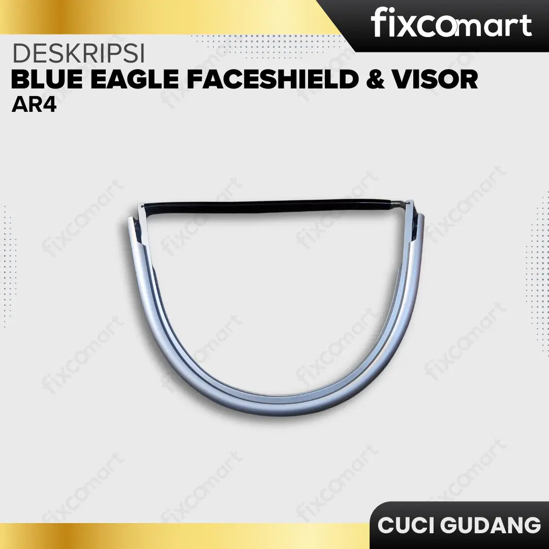 GARAGE SALE - BLUE EAGLE FACESHIELD & VISOR HOLDER AR4 FIXCOMART