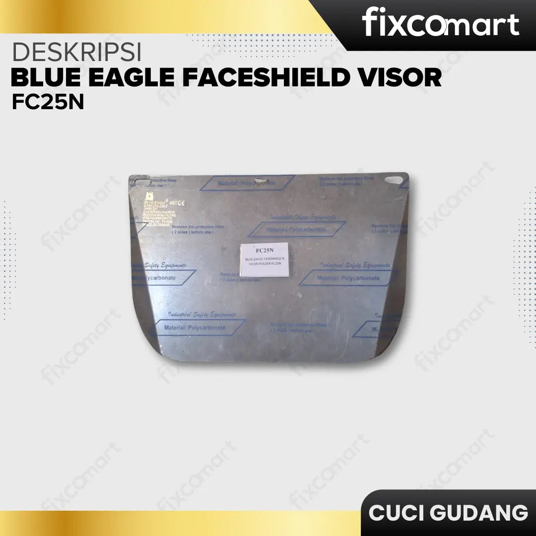 GARAGE SALE - BLUE EAGLE FACESHIELD VISOR FC25N FIXCOMART