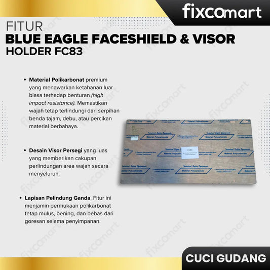 GARAGE SALE - BLUE EAGLE FACESHIELD & VISOR HOLDER FC83 FIXCOMART
