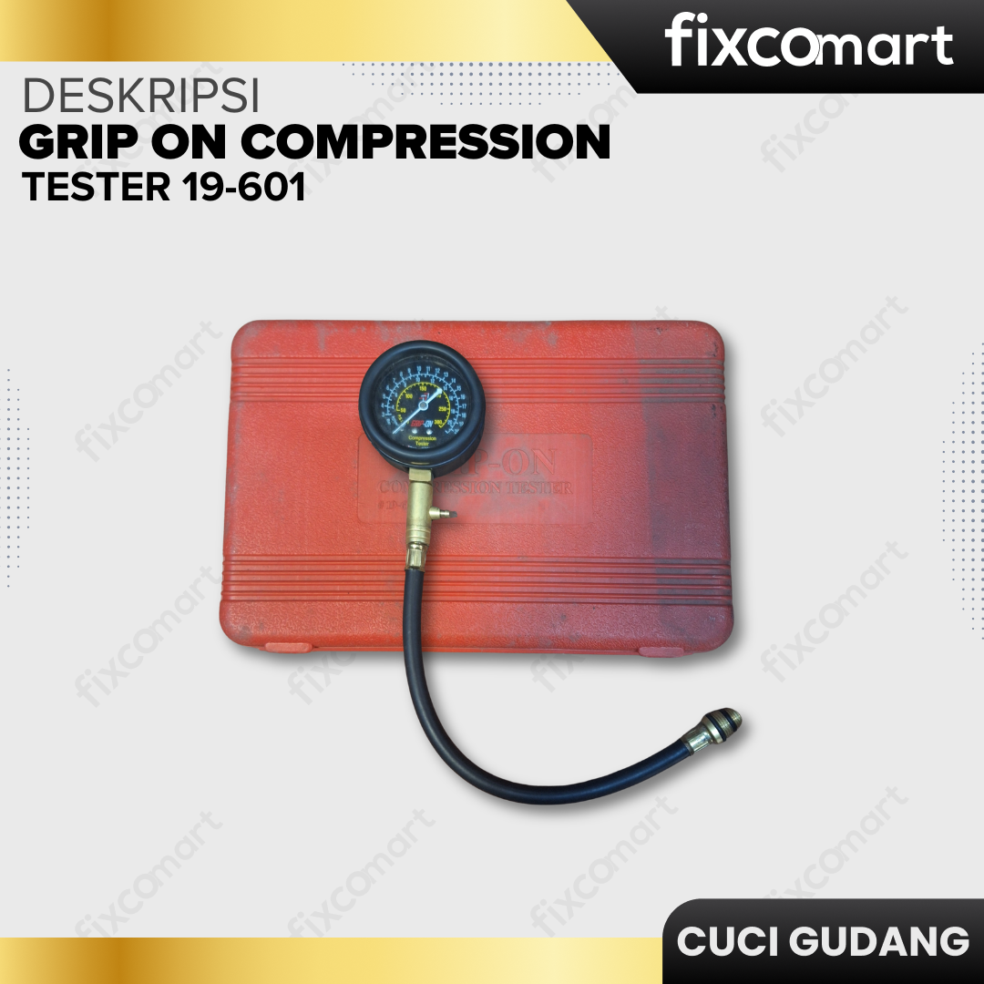 GARAGE SALE - GRIP ON Compression Tester 19-601 –Spesial Cuci Gudang, Borong Sekarang~