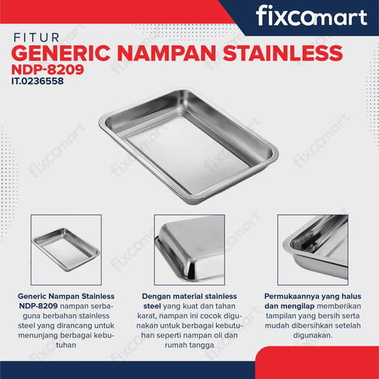 Generic Nampan Stainless NDP-8209 FIXCOMART