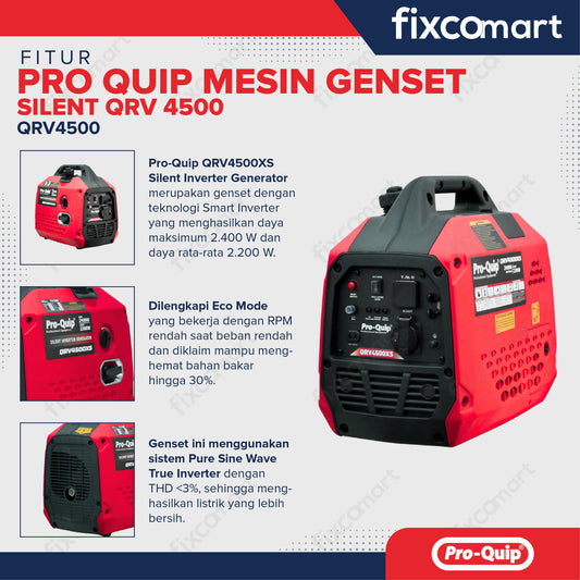 Pro Quip Mesin Genset Silent QRV 4500