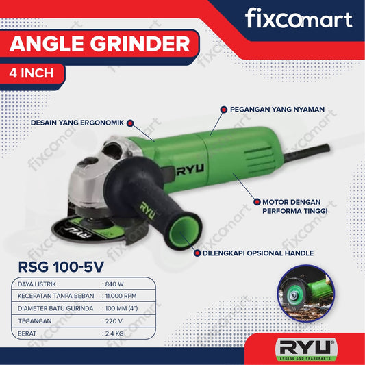 RYU GRINDER VARIABLE / Mesin Gerinda / Gurinda Tangan RSG 100-5 V
