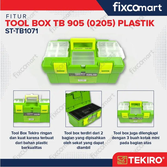Tekiro Tool Box 0205 Plastik / Tool Box Plastik FIXCOMART