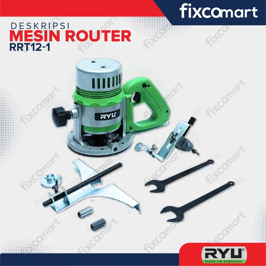 Ryu Router / Mesin Profile Kayu Rrt 12-1 440 W FIXCOMART