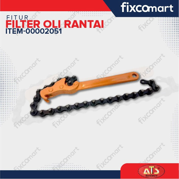 Ats Oil Filter / Filter Oli Rantai 8 Inch / Inchi