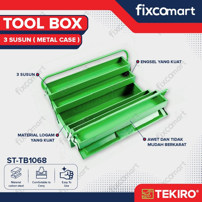 Tekiro Tool Box 3 Susun / Tekiro Toolbox Kaleng