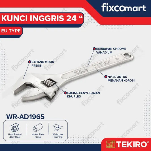TEKIRO KUNCI INGGRIS TIPE 'EU FIXCOMART