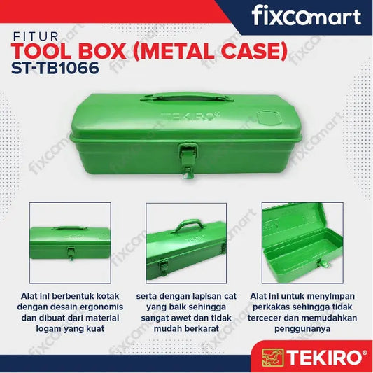 Tekiro Tool Box T-528 / Tekiro ToolBox Kaleng / Tempat Perkakas FIXCOMART