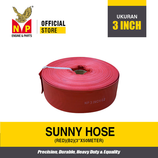 NP - Sunny Hose 3 Inch B2 Red (50 M) / Selang Air
