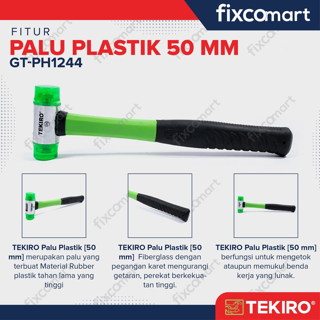 Tekiro Palu Plastik 50 mm
