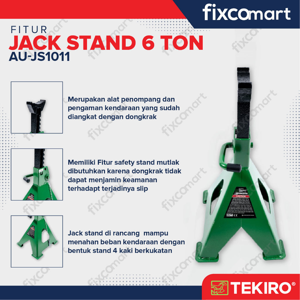 Tekiro Tahanan Dongkrak 6 Ton / Jack Stand