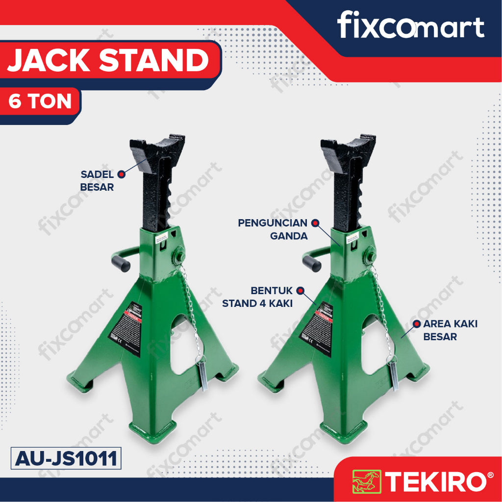 Tekiro Tahanan Dongkrak 6 Ton / Jack Stand