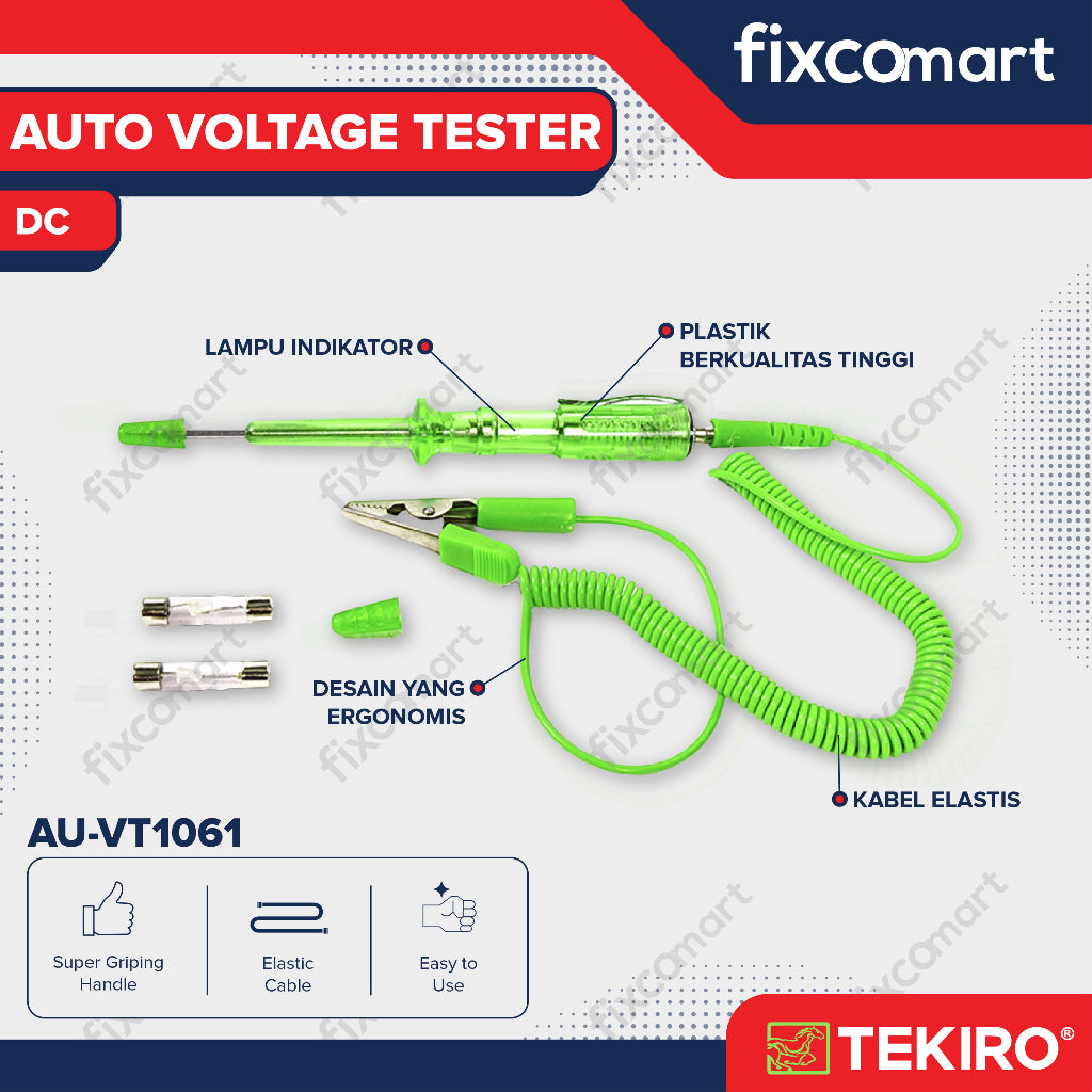 Tekiro Auto Voltage Tester / Tekiro Obeng Test Pen Dc