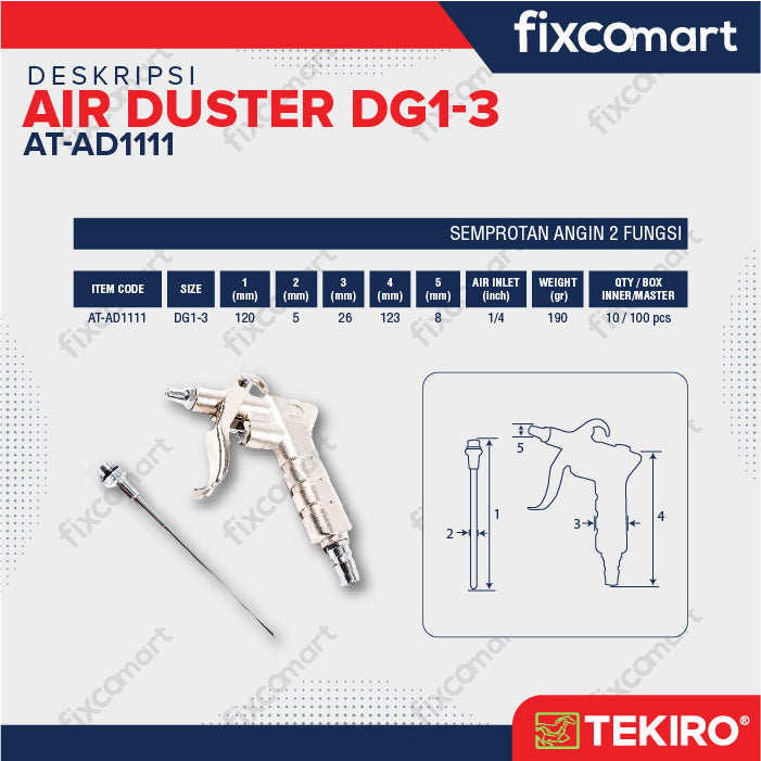 Tekiro Air Duster / Alat Pembersih Debu Dg-13