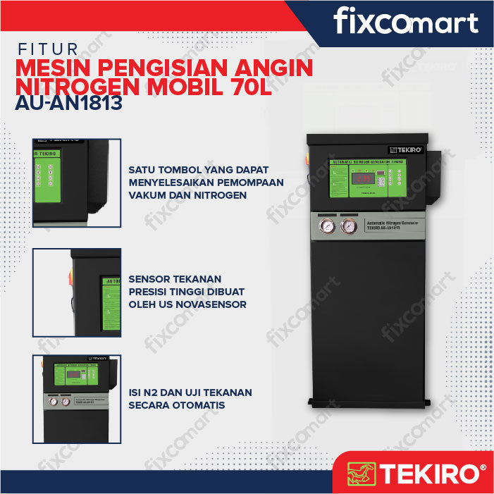 Tekiro Mesin Isi Angin Ban Nitrogen Mobil 70L Gratis Ongkir Pulau Jawa