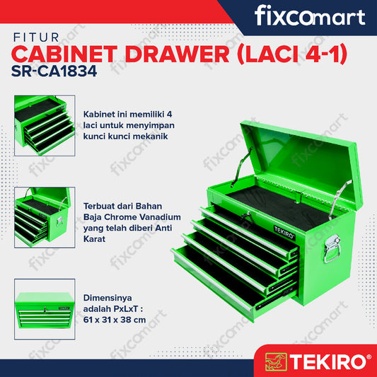 TEKIRO Cabinet Drawer / Tempat Penyimpanan / Laci 4-1