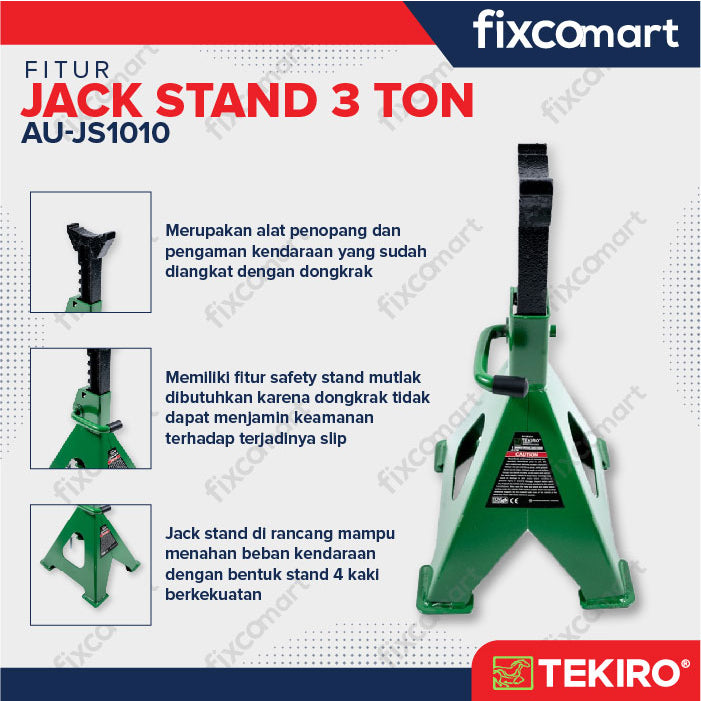 Tekiro Jack Stand 3 Ton / Tekiro Tahanan Dongkrak