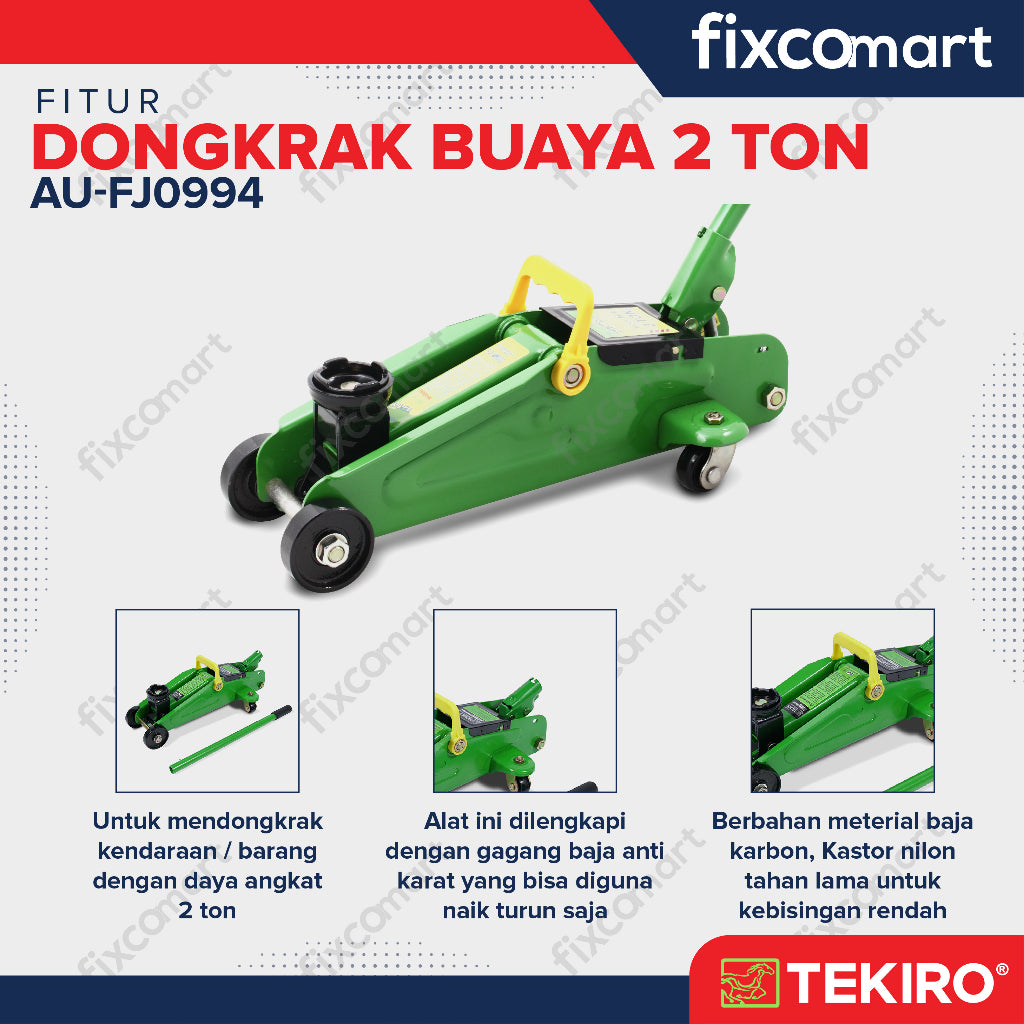 Tekiro Dongkrak Buaya 2 Ton