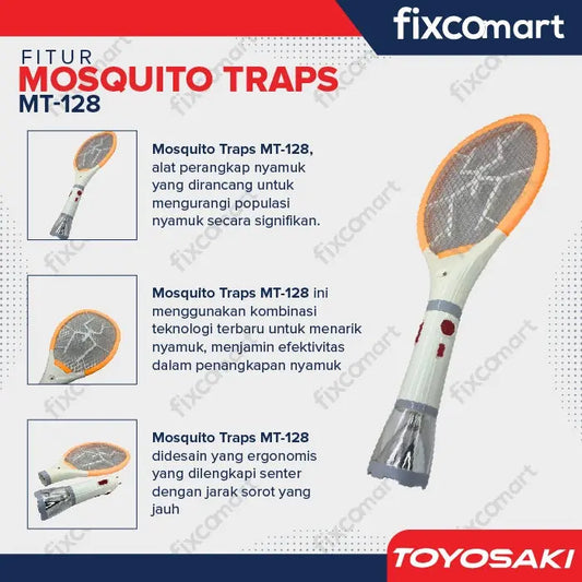 TOYOSAKI Raket Nyamuk - MT128 FIXCOMART