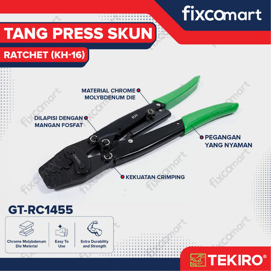 Tekiro Tang Crimping Kh-16 / Ratchet Crimping Press