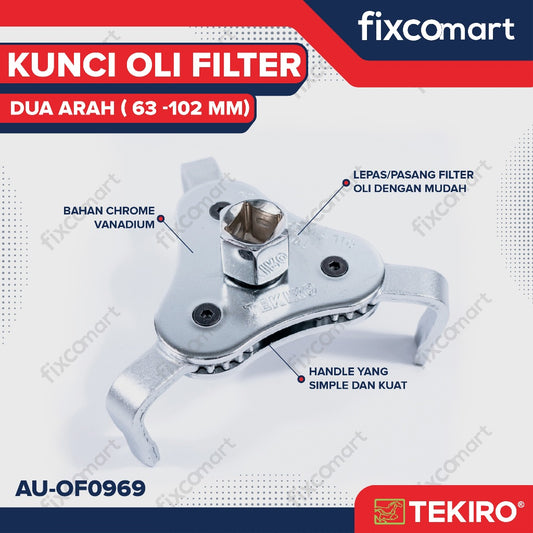 Tekiro Kunci Oil Filter 2 Arah / 2 Way Oil Filter