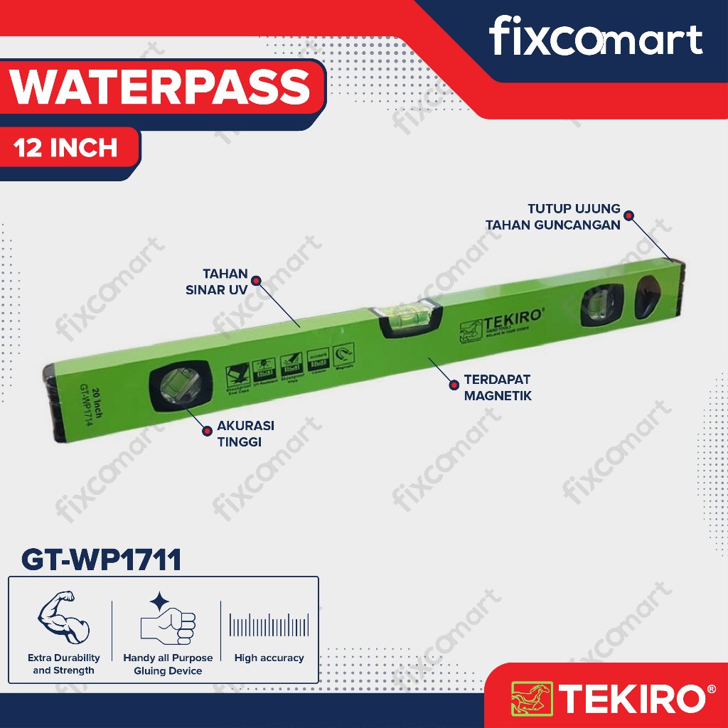 Tekiro Waterpass 12 Inch