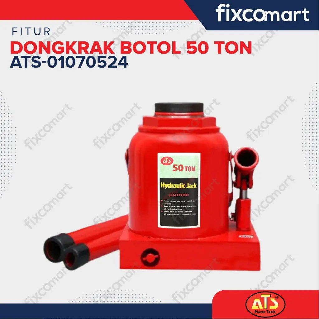 DONGKRAK BOTOL "ATS" 50T FIXCOMART