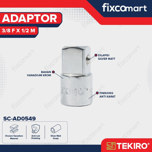 Tekiro Adaptor 3/8 F X 1/2 M