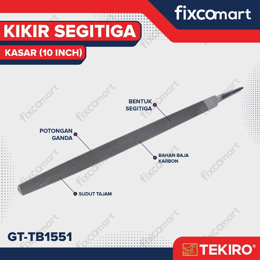 Tekiro Kikir Kasar Segitiga / Kikir Segitiga