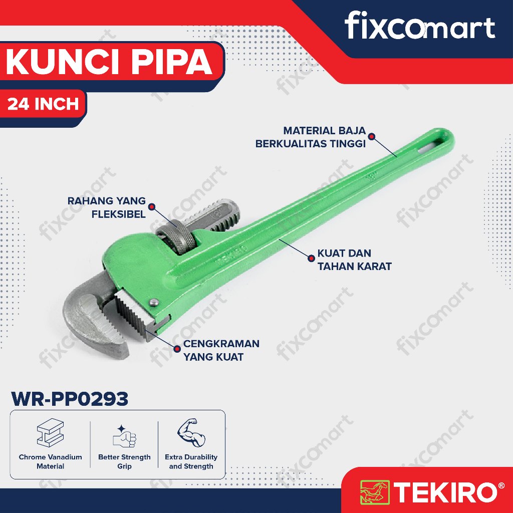 Tekiro Kunci Pipa 24 Inch
