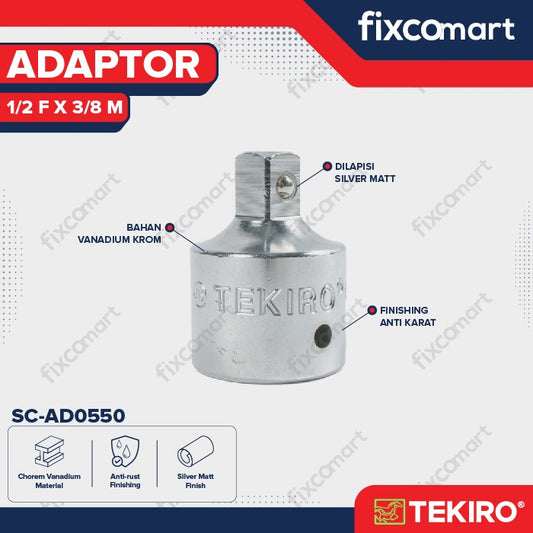 Tekiro Adaptor 1/2 F X 3/8 M / Tekiro Sambungan Mata Sock