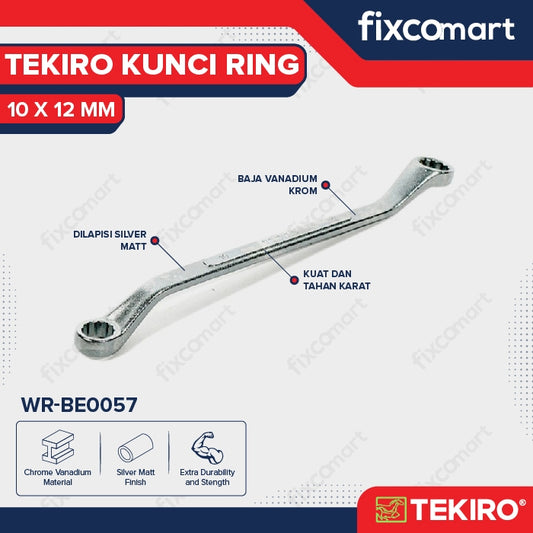 Tekiro Box End Wrench / Tekiro Kunci Ring 10 X 12 MM
