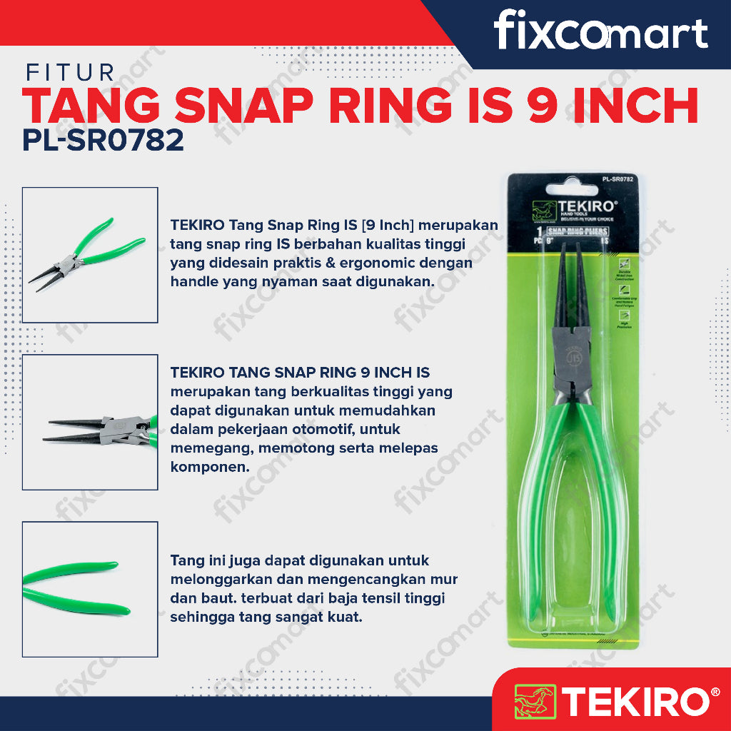 Tekiro Tang Snap Ring 9 Inch / Snap Ring Is 9"