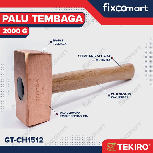 Tekiro Cooper Hammer / Tekiro Palu Tembaga 2000G