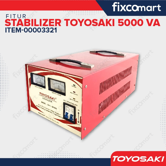 Toyosaki Stabilizer Stavol Listrik Stabiliser 500VA 1000VA 2000VA 3000VA 5000VA