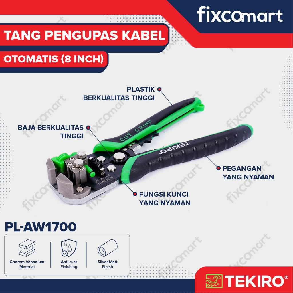 Tekiro Tang Pengupas Kabel Otomatis / Tekiro Automatic Wire Stripper