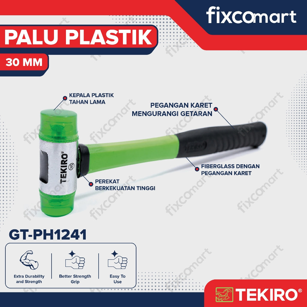 Tekiro Double Plastic Hammer / Tekiro Palu Plastik 30 Mm