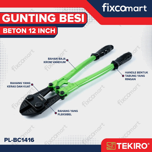Tekiro Bolt Cutter 12 Inch / Tang Potong / Gunting Besi