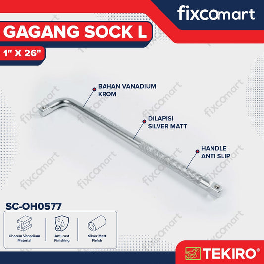 Tekiro Gagang Sock L 1 X 26 Inch / Tekiro Offset Handle