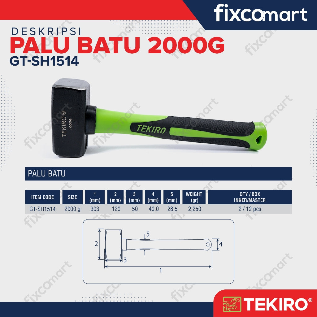 Tekiro Stonning Hammer / Tekiro Palu Batu 2000G